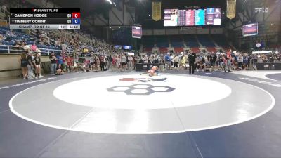 100 lbs Champ. Rd Of 16 - Cameron Hodge, CO vs Timmery Condit, CO