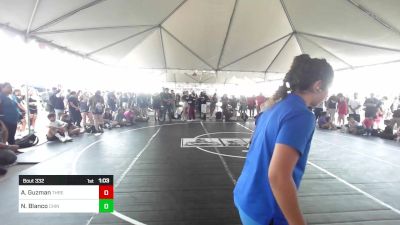 165 lbs Quarterfinal - Alyssa Guzman, Threshold WC vs Natalie Blanco, Chino WC