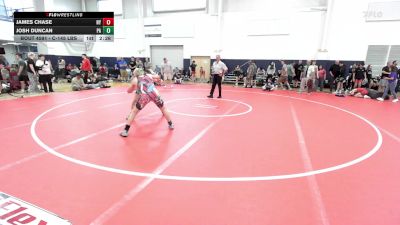 C-145 lbs Quarterfinal - James Chase, NY vs Josh Duncan, PA