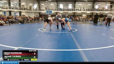 Elite 165 lbs Quarterfinal - Michael Caliendo, Iowa vs Bryce McDonough, Luther