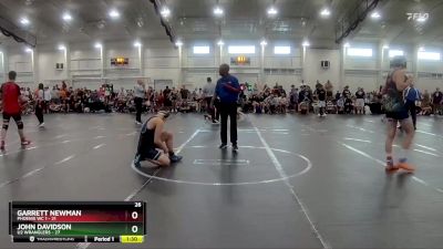 157 lbs Round 1 (4 Team) - John Davidson, U2 Wranglers vs Garrett Newman, Phoenix WC 1