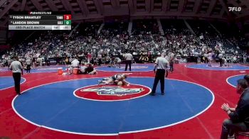 144-1A 3rd Place Match - Tyson Brantley, Toombs County vs Landon Brown, Gordon Lee