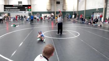 55 lbs Quarterfinal - Ellis Koenigseker, Broomfield High School vs Henrick Runcie, Hawks Wrestling Club (Lincoln)