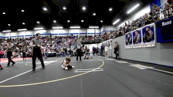 43 lbs Semifinal - Hudson Lemaire, Boneyard Wrestling Academy vs Teagen Martinez, Carl Albert