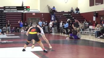 215 lbs 3rd Place Match - Logan Gardner, Eddyville-Blakesburg-Fremont vs Andy Crowder, Carlisle