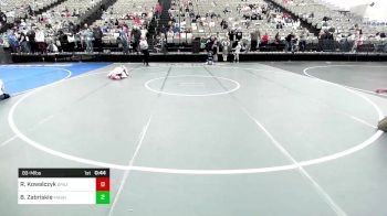 83-M lbs Semifinal - Ryan Kowalczyk, Spazz Wrestling vs Brady Zabriskie, Mat Assassins