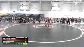 189 lbs Cons. Round 5 - Colin Kazmierczak, LeRoy Wrestling vs Chris Herriman, Club Not Listed