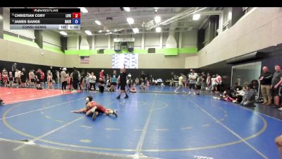 74 lbs Consolation - Christian Cory, Level Up Wrestling Center vs James Bange, Backyard Bullies Wrestling Club