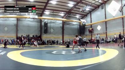 215 lbs Champ. Round 2 - Ceasar Salas, Crown Point vs Xander Horak, Massillon Perry
