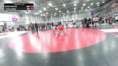 165 lbs 1st Place Match - Quinn Phillips, Omak Wrecking Crew Wrestling vs Evan Urann, Washington