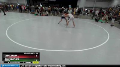 138 lbs Cons. Round 4 - Trent Sharp, Beast Mode Wrestling vs Gage Clothier, Montana