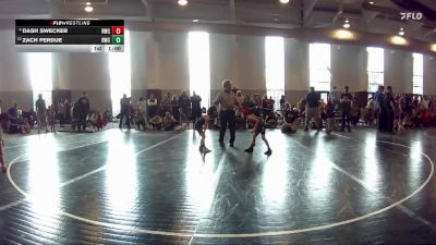 45 lbs Quarterfinal - Zach Perdue, Reaper Wrestling Club vs Dash Swecker, Reel Wrestling Club