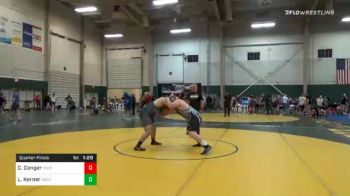 285 lbs Quarterfinal - Colter Conger, Hays Westling Club vs Levi Kerner, Arapahoe