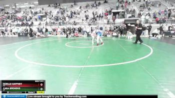 72 lbs Quarterfinal - Noelle Gaffney, NJ vs Cara Broadus, CT