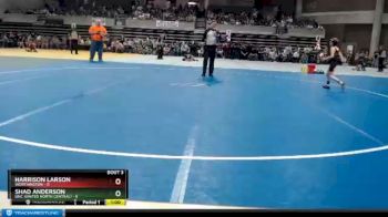 50 lbs Quarterfinals (8 Team) - Harrison Larson, Worthington vs Shad Anderson, UNC (United North Central)