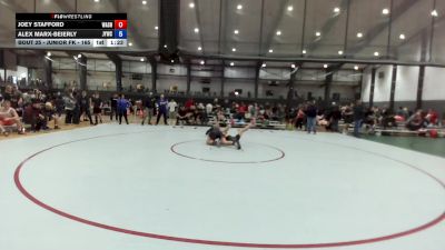 Junior FK - 165 lbs Champ. Round 1 - Joey Stafford, Washington vs Alex Marx-Beierly, Juneau Youth Wrestling Club Inc.