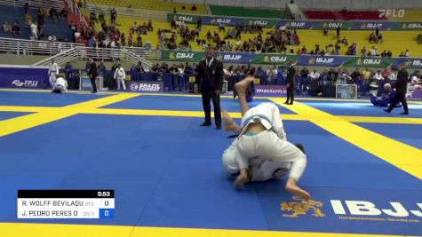 RAINNER WOLFF BEVILAQUA V. SERRA vs JOÃO PEDRO PERES DA SILVA 2023 Brasileiro Jiu-Jitsu IBJJF