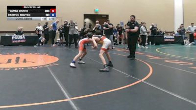 100 lbs Cons. Semis - James Danko, South Hills Wrestling Academy vs Daewon Nguyen, Headhunters Wrestling Club