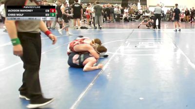 111 lbs Rr Rnd 1 - Jackson Mahoney, CTWHALE Orca - MSE vs Chris Wolf, Revival Oange