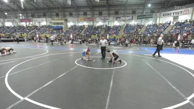 109 lbs Round Of 16 - Jaycee Keys, Centauri Middle School vs AbiLynn Newberg, Silverbacks
