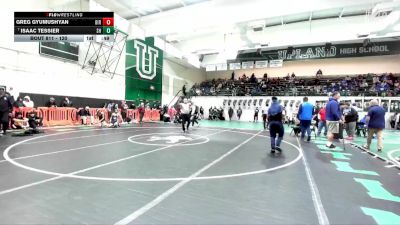 120 lbs 5th Place Match - Isaac Tessier, South Hills vs Greg Gyumushyan, Birmingham