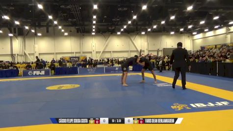 Faris Dean Benlamkadem vs Cássio Felipe Sousa Costa 2024 World IBJJF Jiu-Jitsu No-Gi Championship