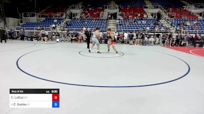 215 lbs Rnd Of 64 - Conor LeDuc, MT vs Carson Gooley, ID