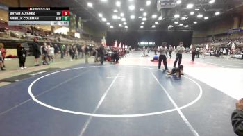 69 lbs Round Of 16 - Bryan Alvarez, Top Rank Hammers vs Ariellk Coleman, Betterman Elite