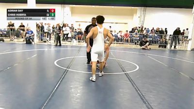 132 lbs Round Of 64 - Adrian Day, FL vs Chris Huerta, CA