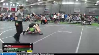 138 lbs Round 3 (8 Team) - Liam Fox, Wyoming Gold vs Tyler Tjeerdsma, South Dakota Rage