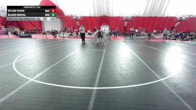 USA Junior Boys - 190 lbs Cons. Round 3 - Dylan Hood, Wisconsin vs Blake Brickl, River Valley High School Wrestling