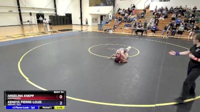 131 lbs Quarterfinal - Kendya Pierre-Louis, Indiana Tech vs Angelina Knepp, Huntingdon