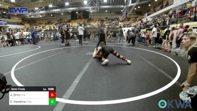 76 lbs Semifinal - Jayden Ortiz, Coweta Tiger Wrestling vs Corbin Hawkins, Noble Takedown Club