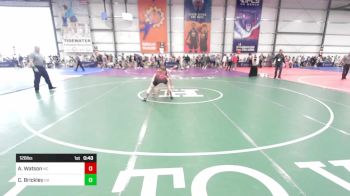 126 lbs Consi Of 32 #2 - Asher Watson, NC vs Carter Brickley, GA