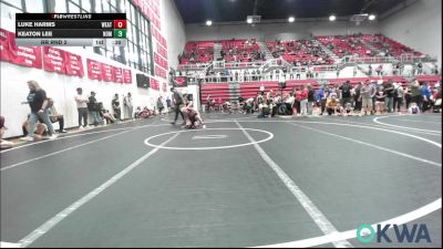 80-84 lbs Rr Rnd 2 - Luke Harms, Weatherford Youth Wrestling vs Keaton Lee, Team Nomad