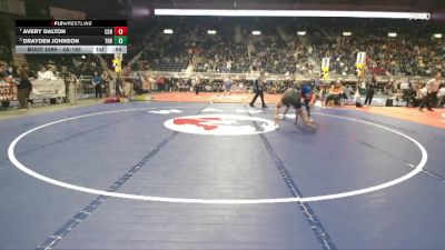 4A-165 lbs Cons. Round 3 - Avery Dalton, Central vs Drayden Johnson, Thunder Basin