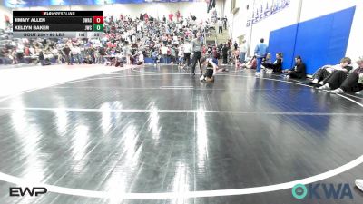 60 lbs Final - Jimmy Allen, Owasso vs Kellyn Baker, Jay Wrestling Club