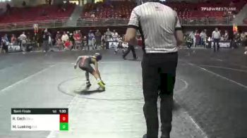 61 lbs Semifinal - Ryker Cech, Columbus Wrestling Organization vs Madden Lueking, 2TG