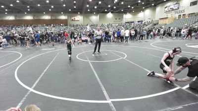 70 lbs Round Of 32 - Mason Anderson, Gold Rush Wrestling vs Zeb Allard, Redwood WC