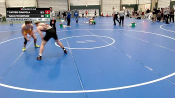 157 lbs 5th Place Match - Kalin Thompson, NATF vs Carter Giancola, Next Level Training Academy