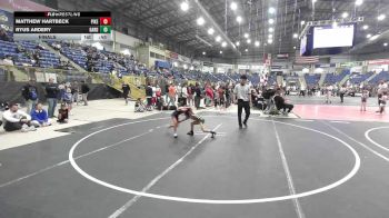 54 lbs Final - Matthew Hartbeck, Pikes Peak Warriors vs Ryus Ardery, Garden City Wrestling Club
