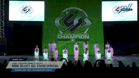 Lake Country Dance Studio - Mini Select All Stars Lyrical [2025 Mini - Prep - Contemporary/Lyrical Day 1] 2025 CSG Dance Grand Nationals