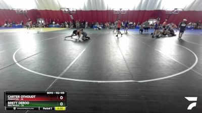 152-155 lbs Round 2 - Brett DeRoo, BBE/Waska vs Carter Othoudt, Princeton