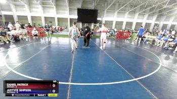 165 lbs Quarterfinals (8 Team) - Daniel Patrick, Oregon vs Justyce Simpson, Michigan
