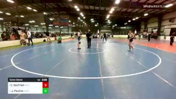 120 lbs Consolation - Caleb Seyfried, Southside Wrestling Club vs Jonah Paulino, Doughboy