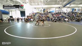 110 lbs Champ. Round 1 - Mwanaisha Kagoni, Junction City vs Azaria Vazquez, Mill Valley