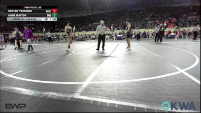 140 lbs Consi Of 8 #1 - Skyler Yeahguo, Darko Valley Wolf Pack vs Gabe Mattox, Salina Wrestling Club