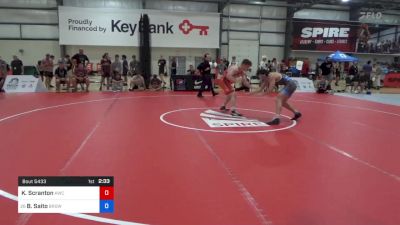 74 kg Round Of 64 - Kael Scranton, Kwc vs Blake Saito, Brown Regional Training Center