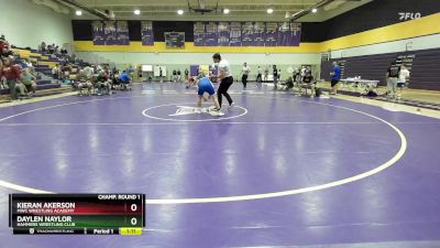 132 lbs Champ. Round 1 - Daylen Naylor, Hammers Wrestling Club vs Kieran Akerson, MWC Wrestling Academy