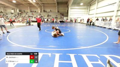 145 lbs Rr Rnd 2 - Malaki Jackson, Illinois Cornstars White vs Cole O'Brien, Black Hive Wrestling Club